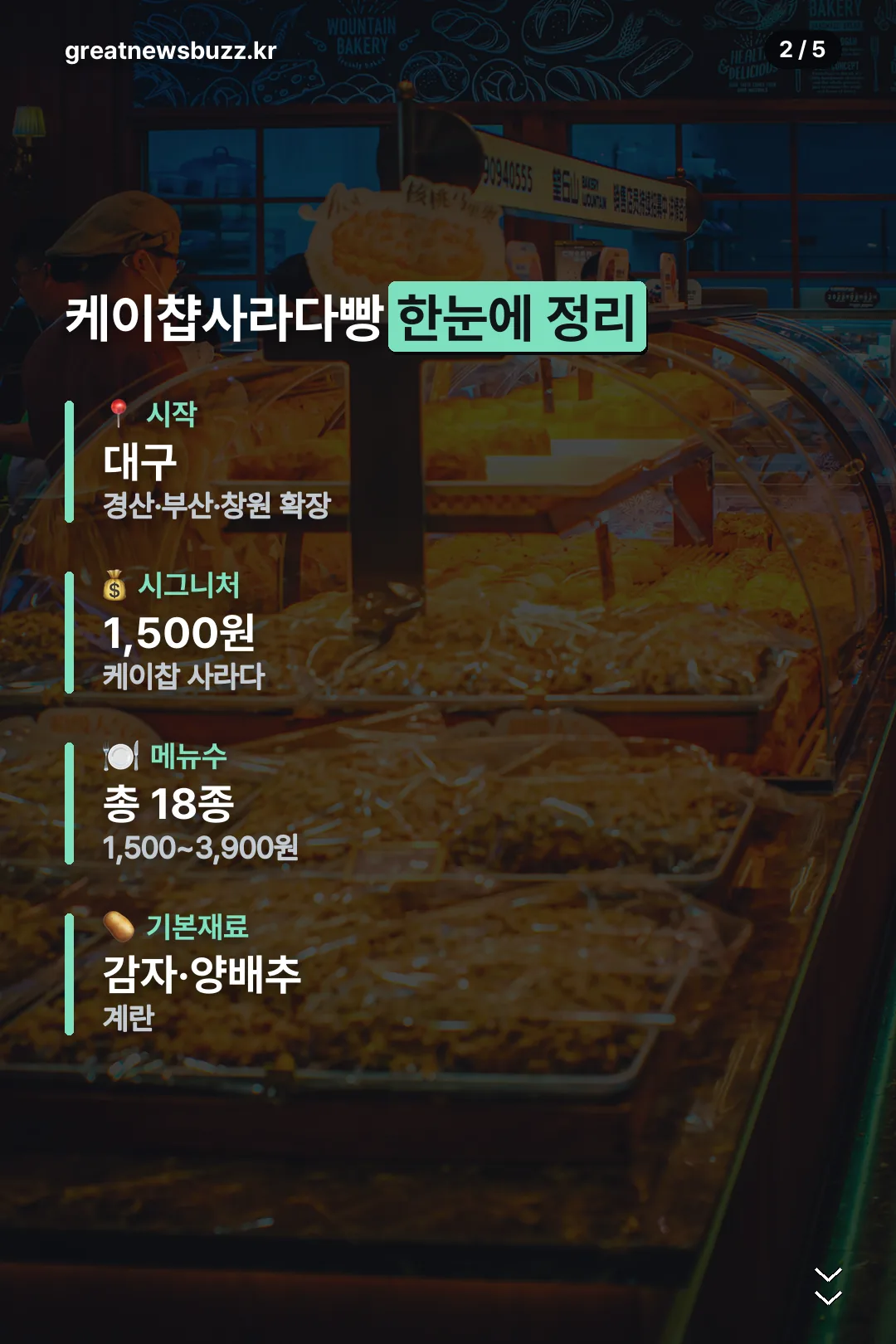 케이챱사라다빵 한눈에 정리