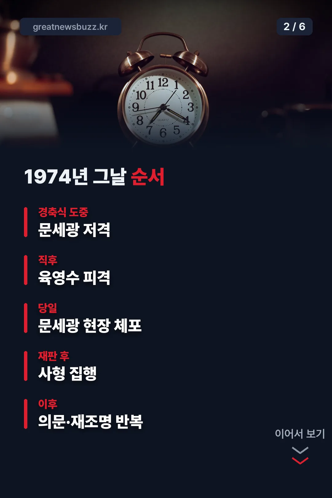 그날의 시간순 정리